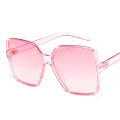 big rectangle 2020 new arrivals gradient retro fashion shades custom designer luxury UV400 plastic sunglasses women men 16010